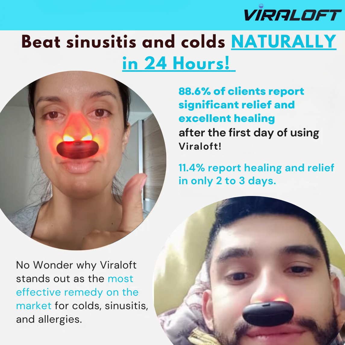 Viraloft™ Red Light Therapy Nasal Enhancer